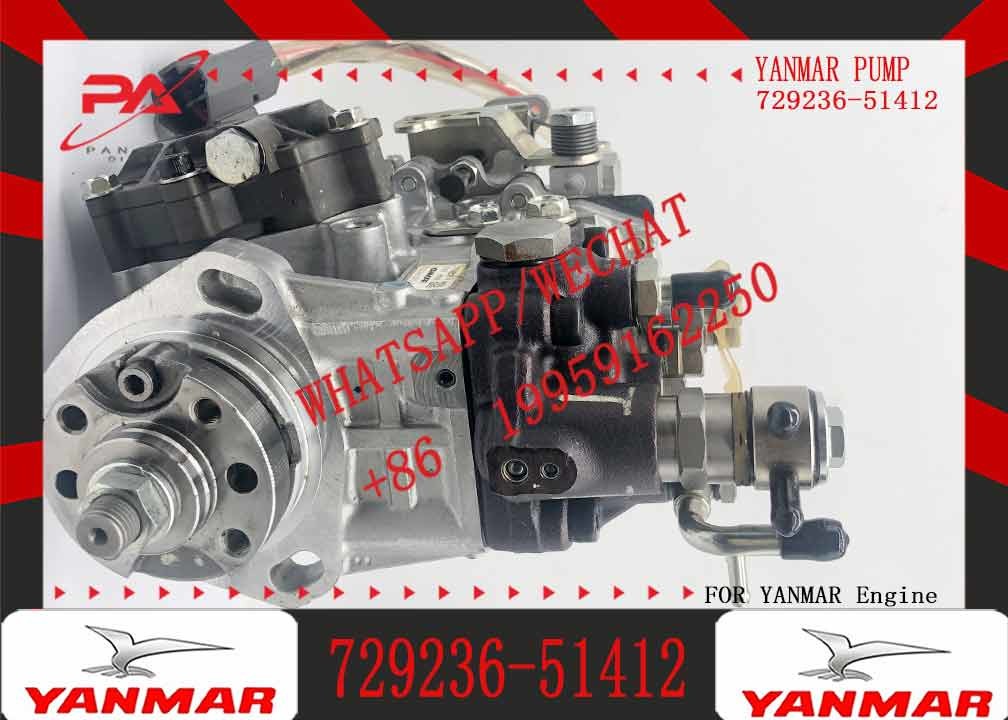 Excavator diesel engine spare fuel injection pump 729236-51412 is suitable for Yanmar 3TNV88 engine