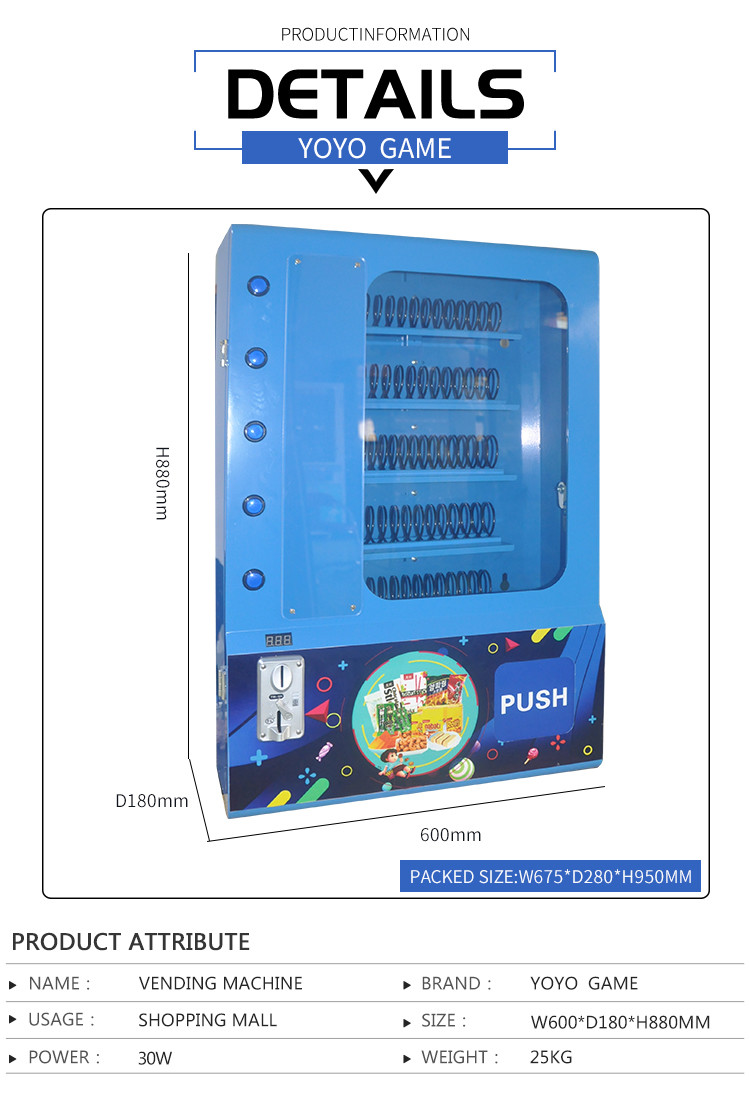 Manufacturer Tobacco Mini Cigarette Small Wall Mounted Vending Machine