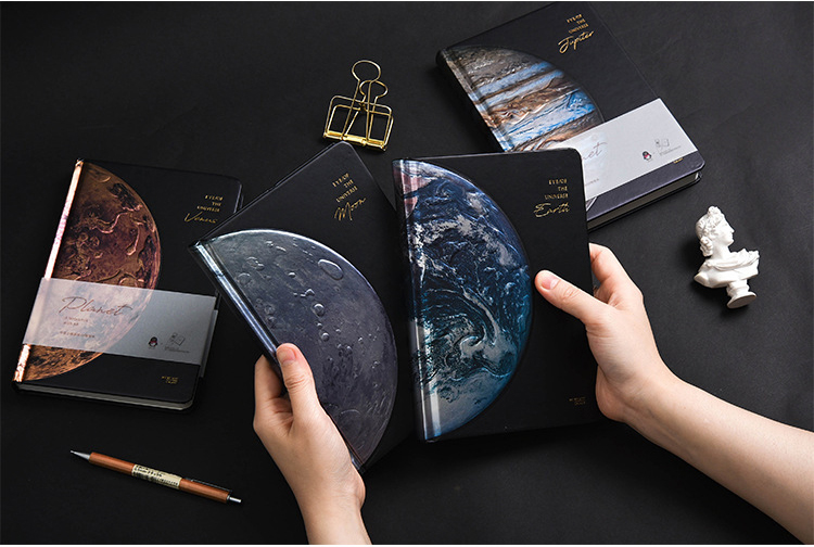 AR Effect A5 Leather Notebook with Customized Inner Core and Inspirational Design