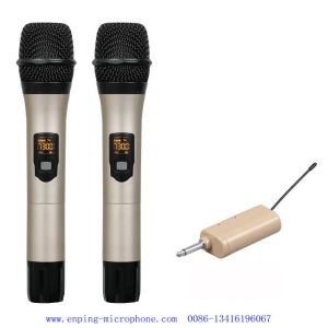  C7 / professional universal UHF wireless microphone with 16 selectable frequency with two handhelds &amp; 6.35 transmitter Manufactures