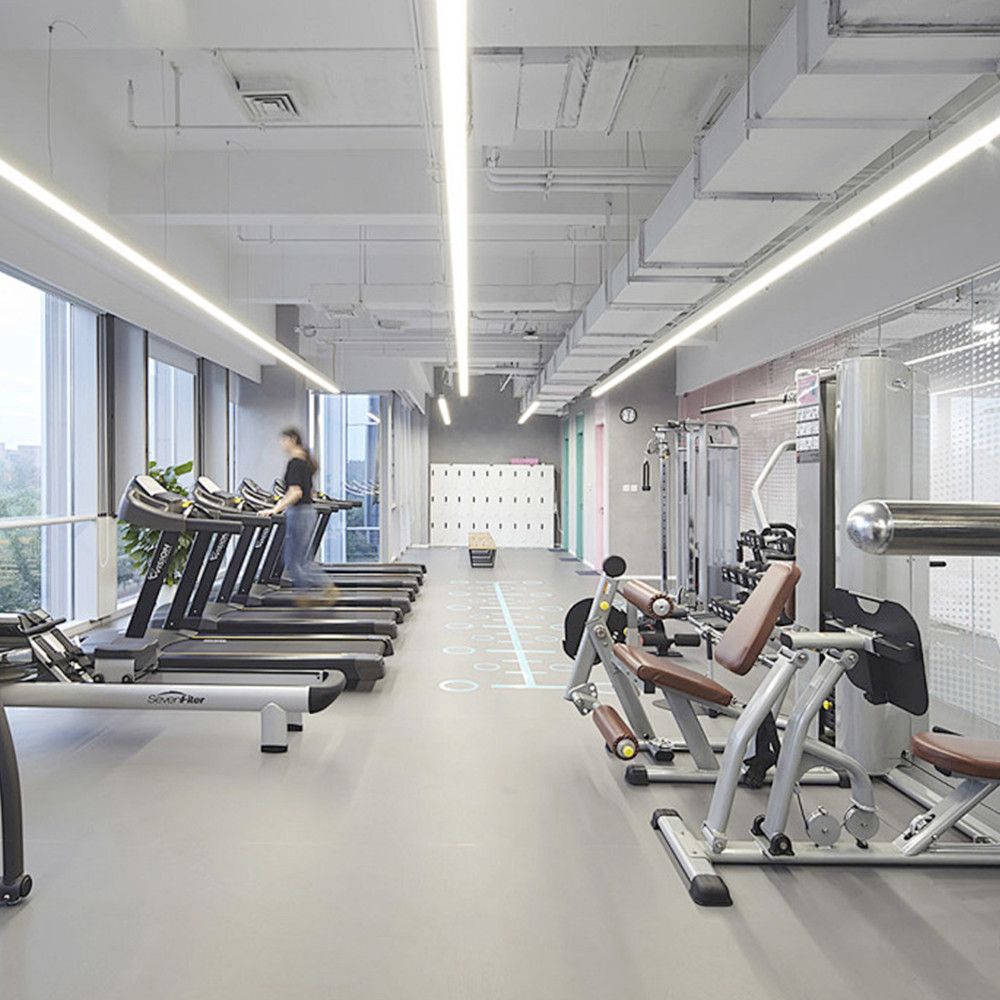 Indoor Lighting Lower UGR Suspended Pendant Lamp Linkable Led Batten Linear Lights for Office Warehouse Supermarket