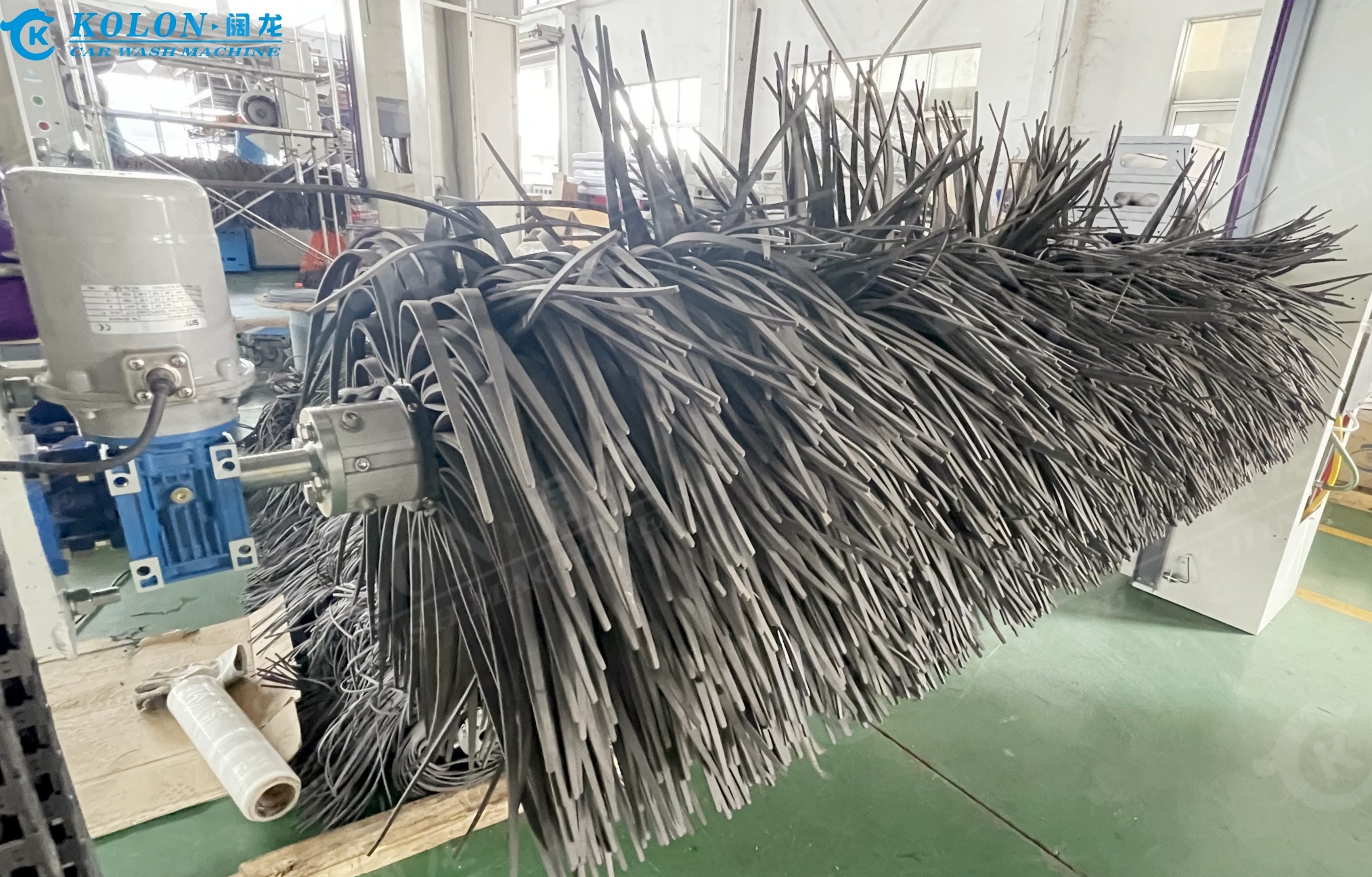 5 Brushes Automatic Rollover Car Wash Machine Blower Fixed For Car