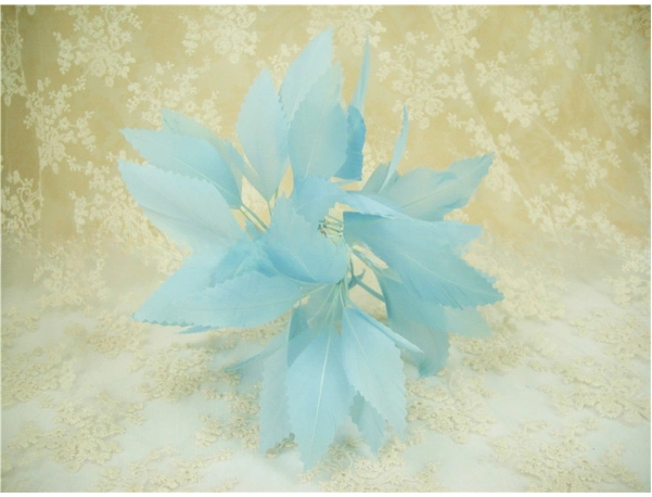 Exquisite Craftsmanship Goose Feather Flower Mount with Wire Accessory
