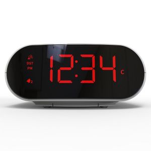 Multifunctional Digital Desk Clock Modern LED USB Multi Time Zone Digital Clock