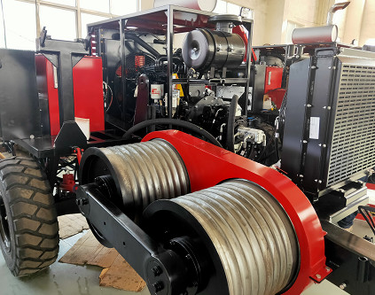 750mm 180kN Electric Cable Pulling Winch Machine With 325hp Engine