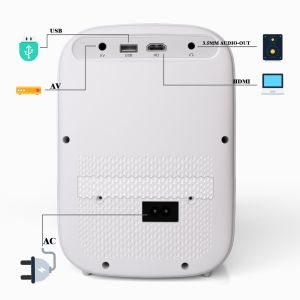 Ehomm F8 Smart Mini Portable Projector 1080P Mini Full HD Projector With Netflix