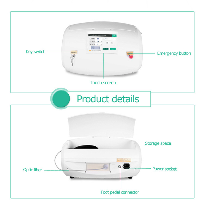 Portable 980nm Diode Laser Machine For Vein Removal Beauty Salon