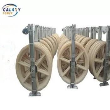Large Diameter 916x110mm Single Nylon Conductor Bundle Pulley Transmission Line