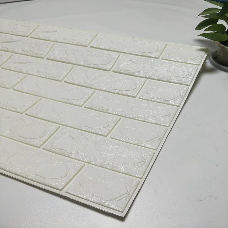 Modern Art 3D Wall Panels Decorative Plastic PVC Tile Wallpaper for Home Decoration 5.0mm Thickness 70cm*77cm Size