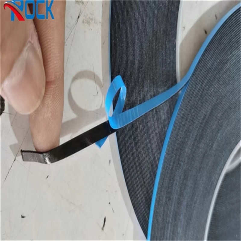 Double Side Black Butyl Rubber Strip For Double Glazing Glass