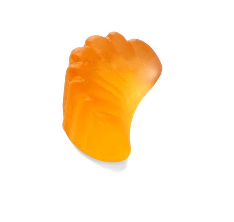 Orange Flavor Kids Gummy Vitamins Fruit Shaped Halal Vegan Gummy Sweets