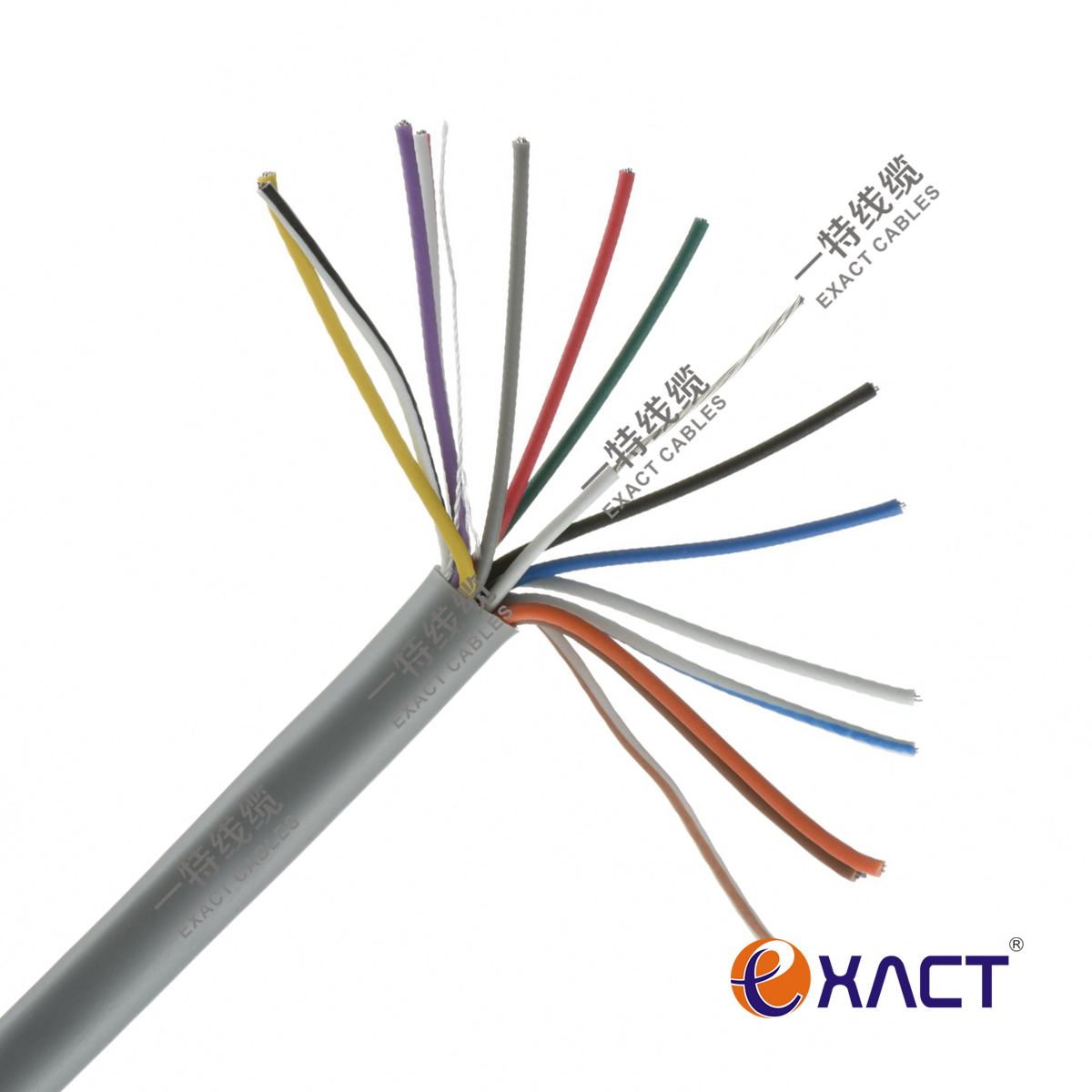 PVC Insulated 6 Cores X0.22mm2 Unshielded CPR Communication Cable for Alarm System