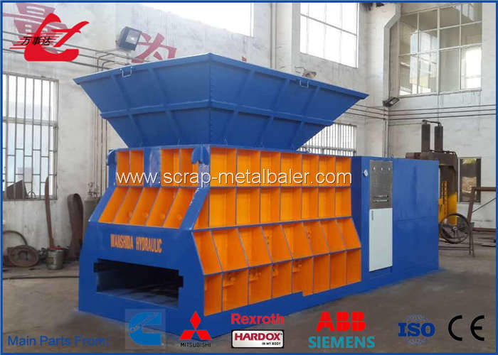 Automatic Hydraulic Scrap Metal Shear Horizontal Metal Shear With Mitsubishi / Siemens PLC