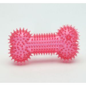 China Customize Pink Plastic Toy Dog Bones ODM Service BSCI Certification on sale