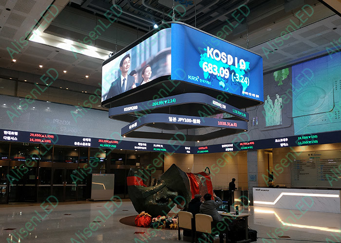 SMD1010 Flexible LED Video Screen DVI Curved Screen LED IP40