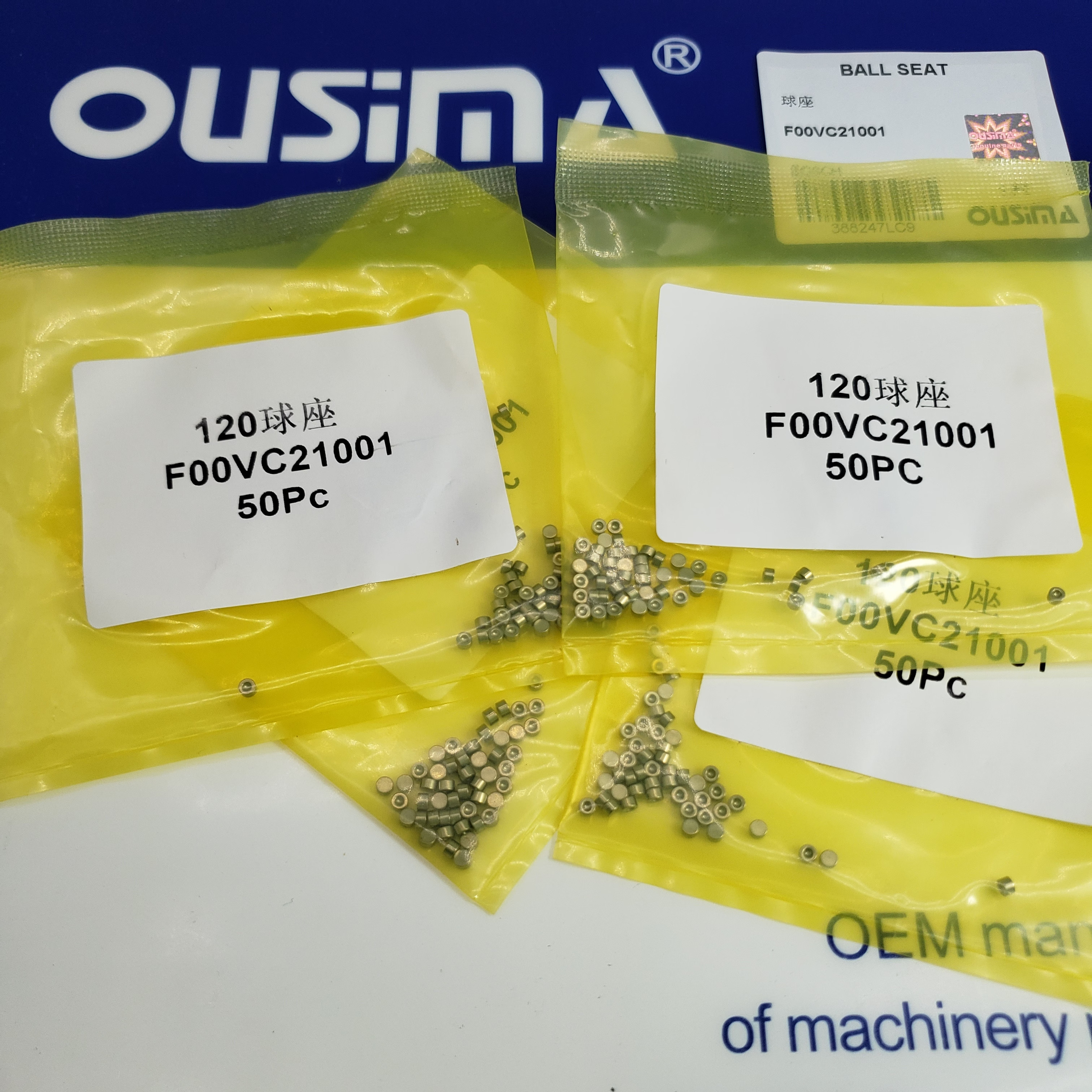 F00VC21001 Common Rail Fuel Injector Valve Ball 120 Series