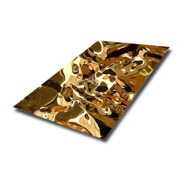 304 Colour Coated Steel Sheets Decorative Metal Wall Panels 0.8mm x 1219mm x
