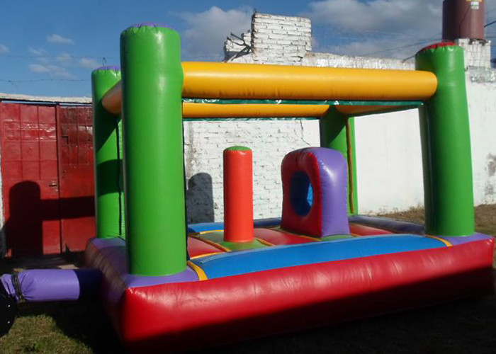 Green Red Blue Outdoor Inflatable Bouncers Inflatable Jumpers For Kids