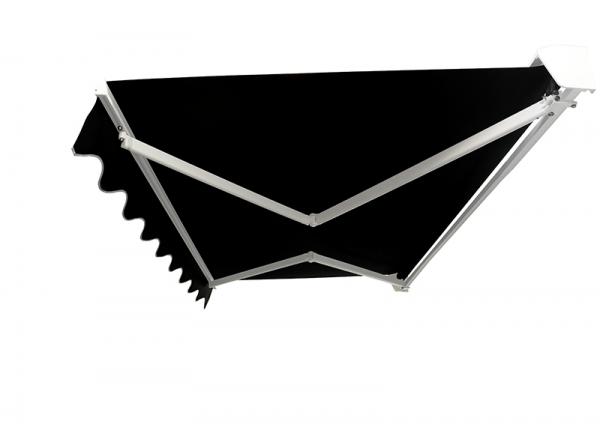 Acrylic Manual Retractable Awning Outdoor Sun Shade Canopy
