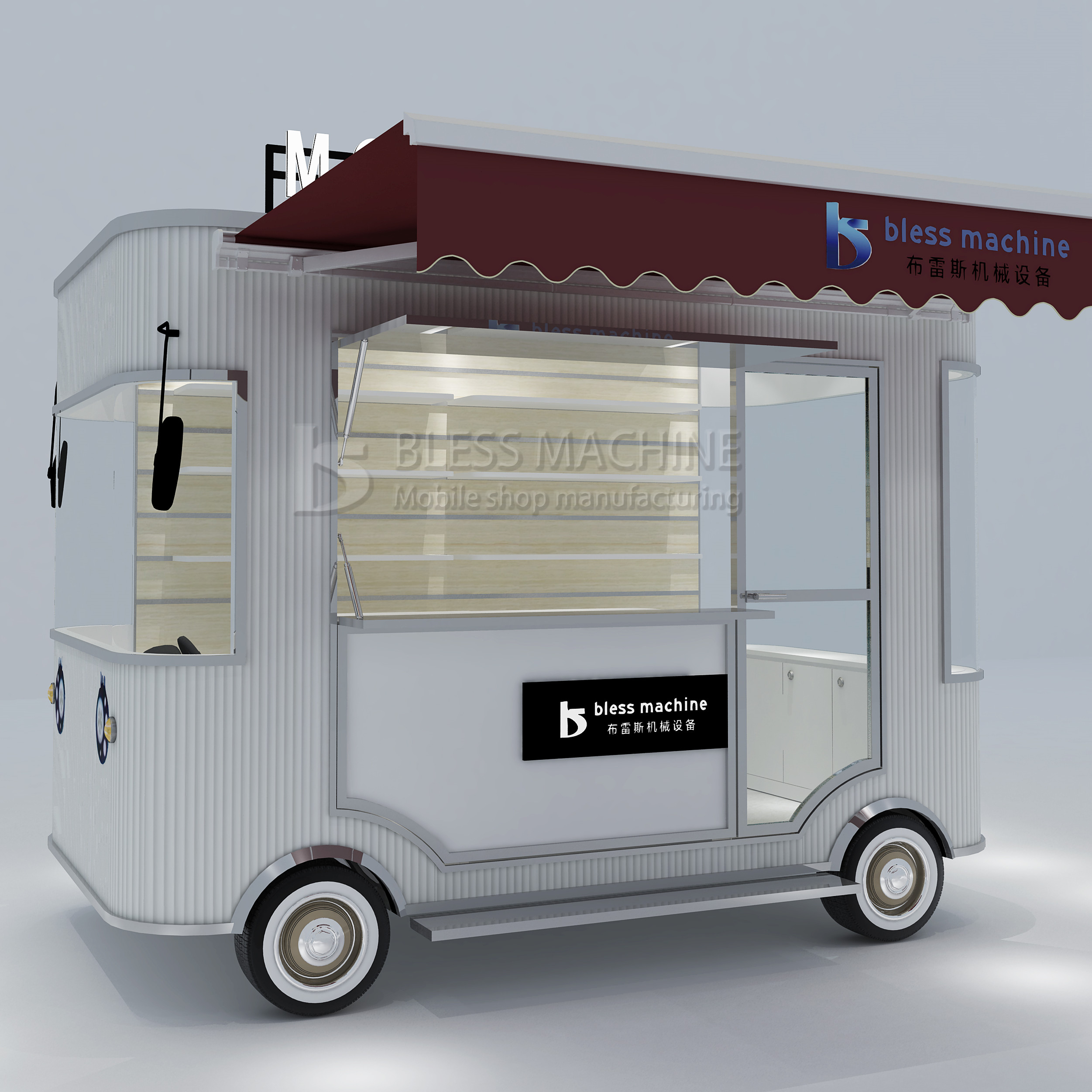Beauty Salon Truck for Mobile Cosmetology Hairdressing Manicure Massage and Pedicure