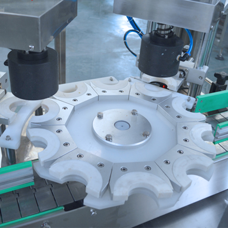 High Speed Automatic Vacuum Capping Machine for Glass Bottle Jar Electric Chuck Type