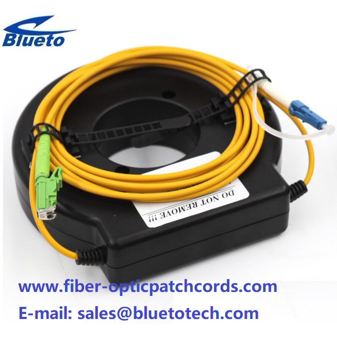 OTDR Lunch Cable E2000/APC-LC/APC 1km SM Fiber Optic Test Cable Small Box E2000 APC To LC APC OTDR