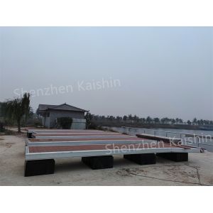 Marina Aluminum Floating Docks Customizable Floating Walkway Pontoon For Yacht