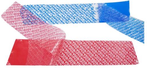 Printed Tamper Evident Adhesive Void Security Tape,China Supplier Pet Void Tape Double Sided Clear Polyester Pet Tape