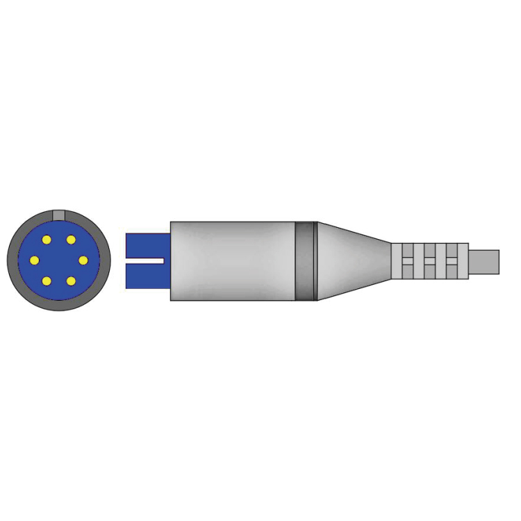 Compatible Mek Monitor to BD transducer IBP adapter cable