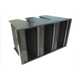 V Cell Activated Carbon Granular Air Filter Remove Odor Smell With ABS Frame