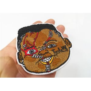 Rock Cool Embroidered Patches No Minimum Customized Pattern And Size