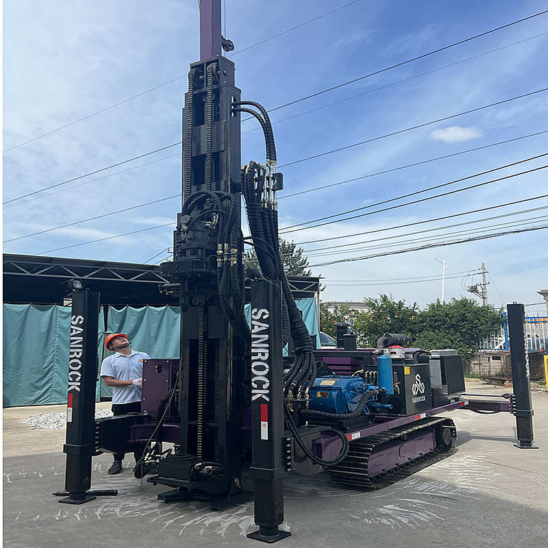 Crawler Core Drilling Machine Geotechnical Exploration Hydraulic Core Drilling Rig