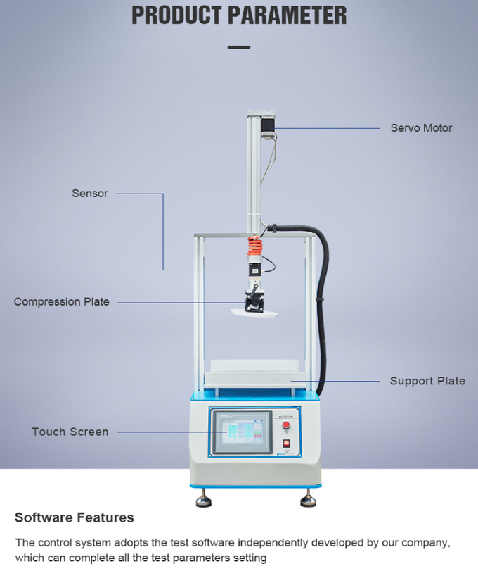 Foam Compression Hardness Recover Time Test Machine