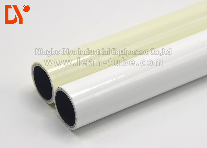 Thick Wall Plastic Coated Steel Tube Corrossion Resistance Custom Size