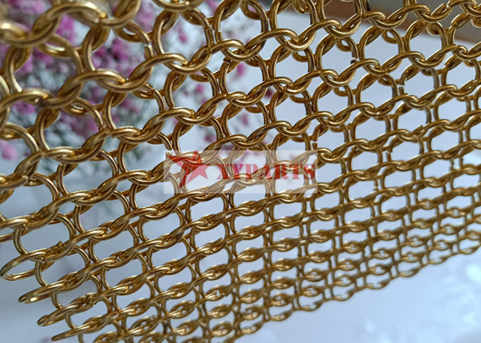 Durability And Flexibility Chain Mail Curtain In Architectural Design
