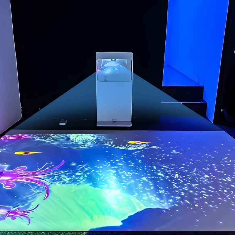  Children'S Paradise Mobile Interactive Floor Projector 3300lm Indoor Manufactures