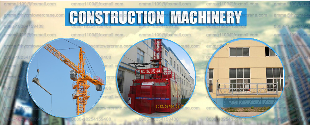 8000kg Max Capacity TC6513 Topkit Tower Crane Hosting with Inverter Control