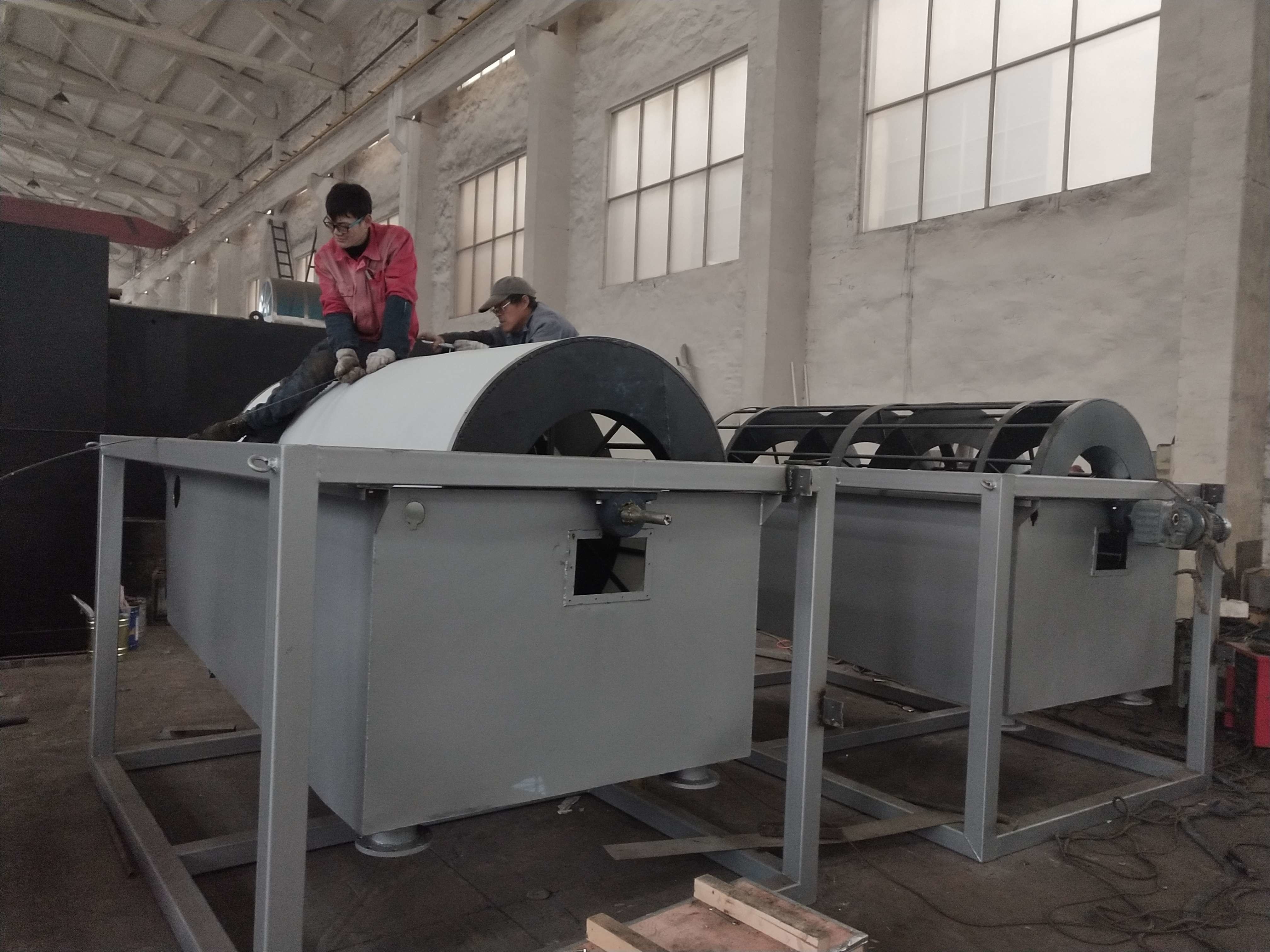 Moving Ring Screw Shaft Rotary Drum Thickener Gravity Sludge Thickener 30m3/H