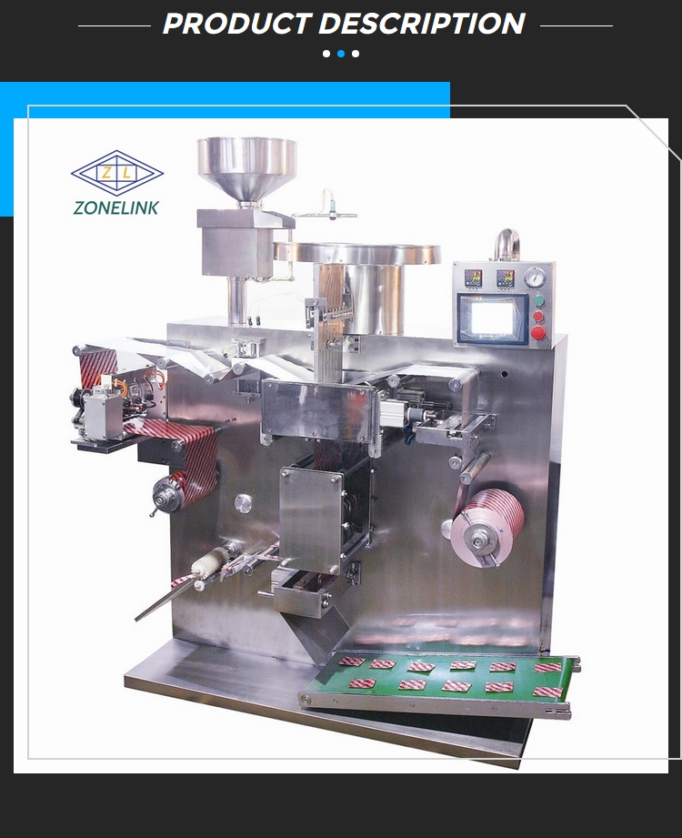 Candy Strip Automatic Packing Machine Electric Blister Packaging Machine