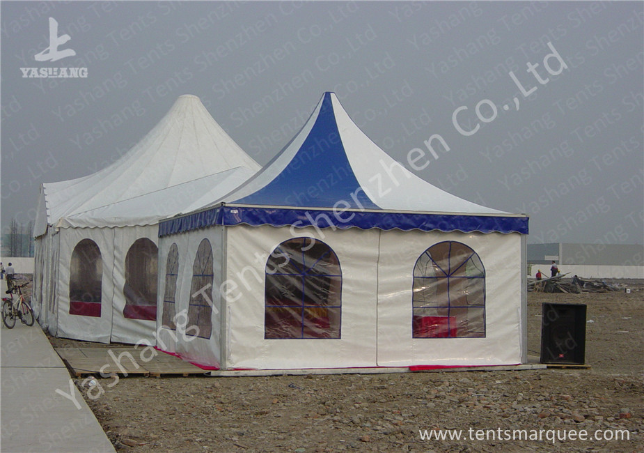 Combined A Frame And High Peak Huge Wedding Tents Hard Aluminum Alloy Frame