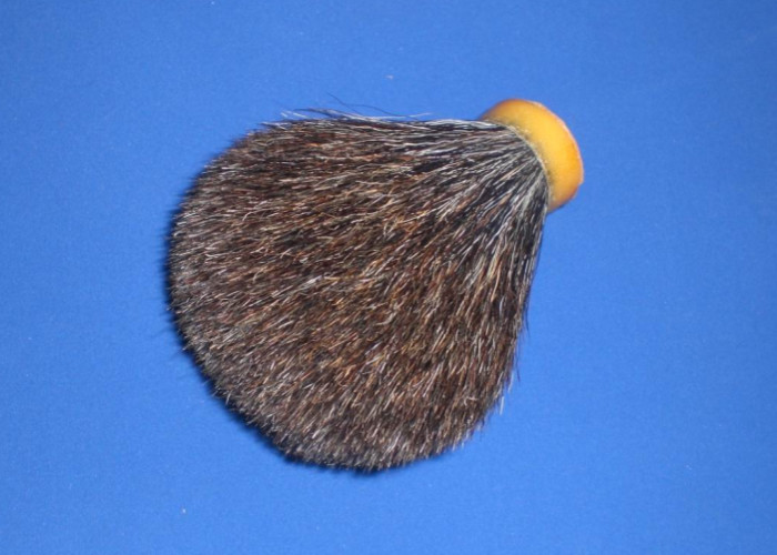 Men Horse Hair Shaving Brush Knot / Brown Color 24mm Beard Head