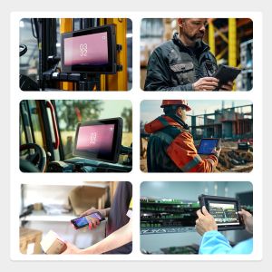 8-Inch Rugged Android Tablet with Vehicle Mount 8500mAh Battery NFC BT5.1 WiFi