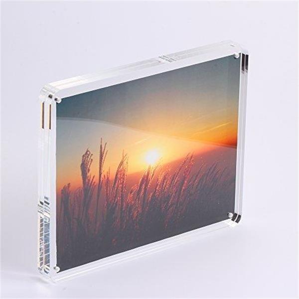 OEM acrylic photo frame with magnet