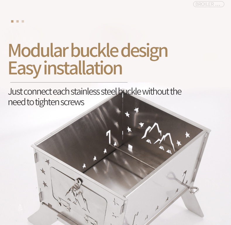 Multi-Functional Stainless Steel BBQ Grill and Outdoor Heater