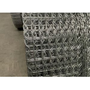 8 Lines Number Galvanized Pipeline Reinfore Welded Mesh For Gas Pipelines