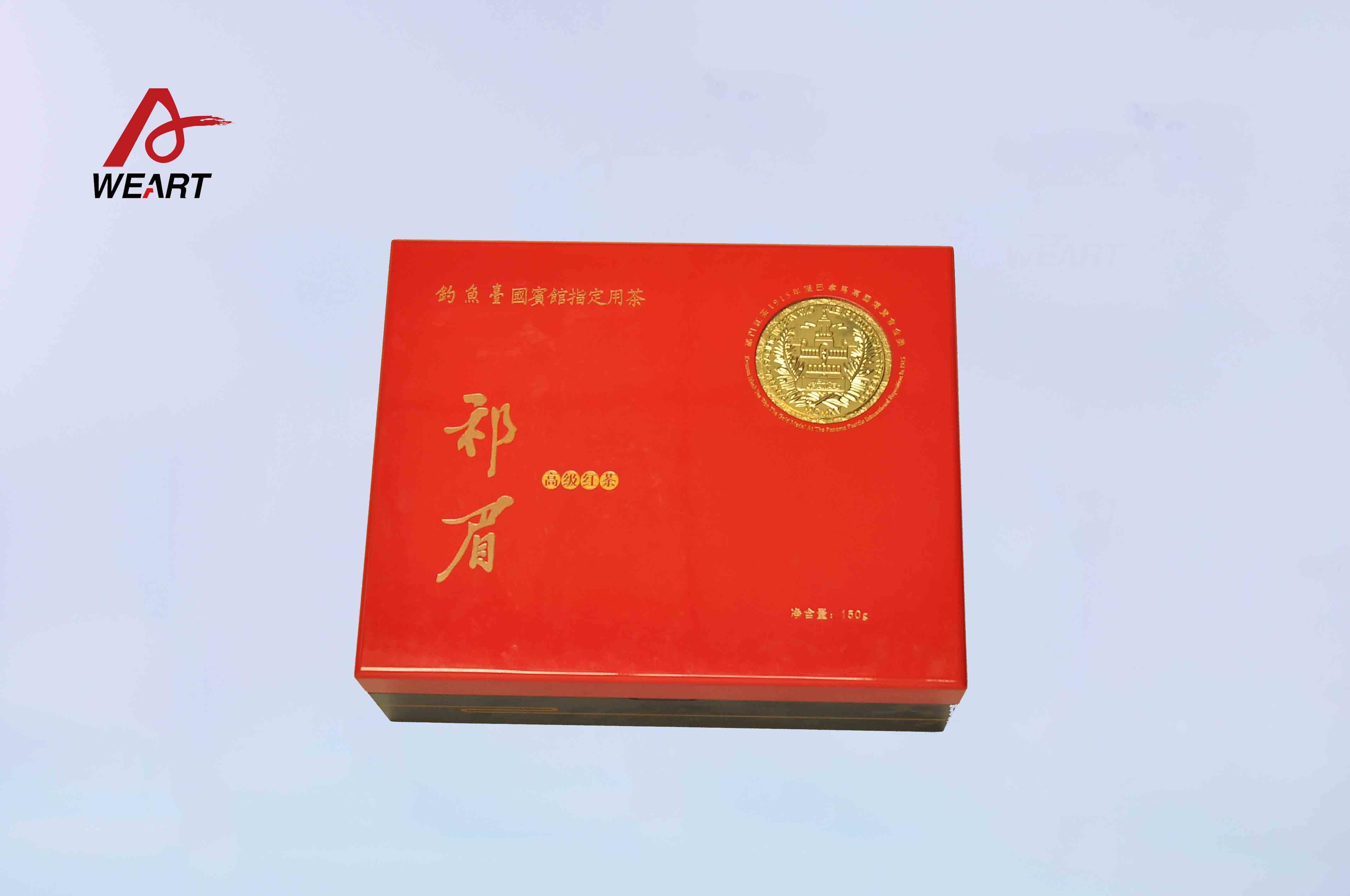 Lightweight Red Art Paper Bags For Shopping , Environmentally Friendly