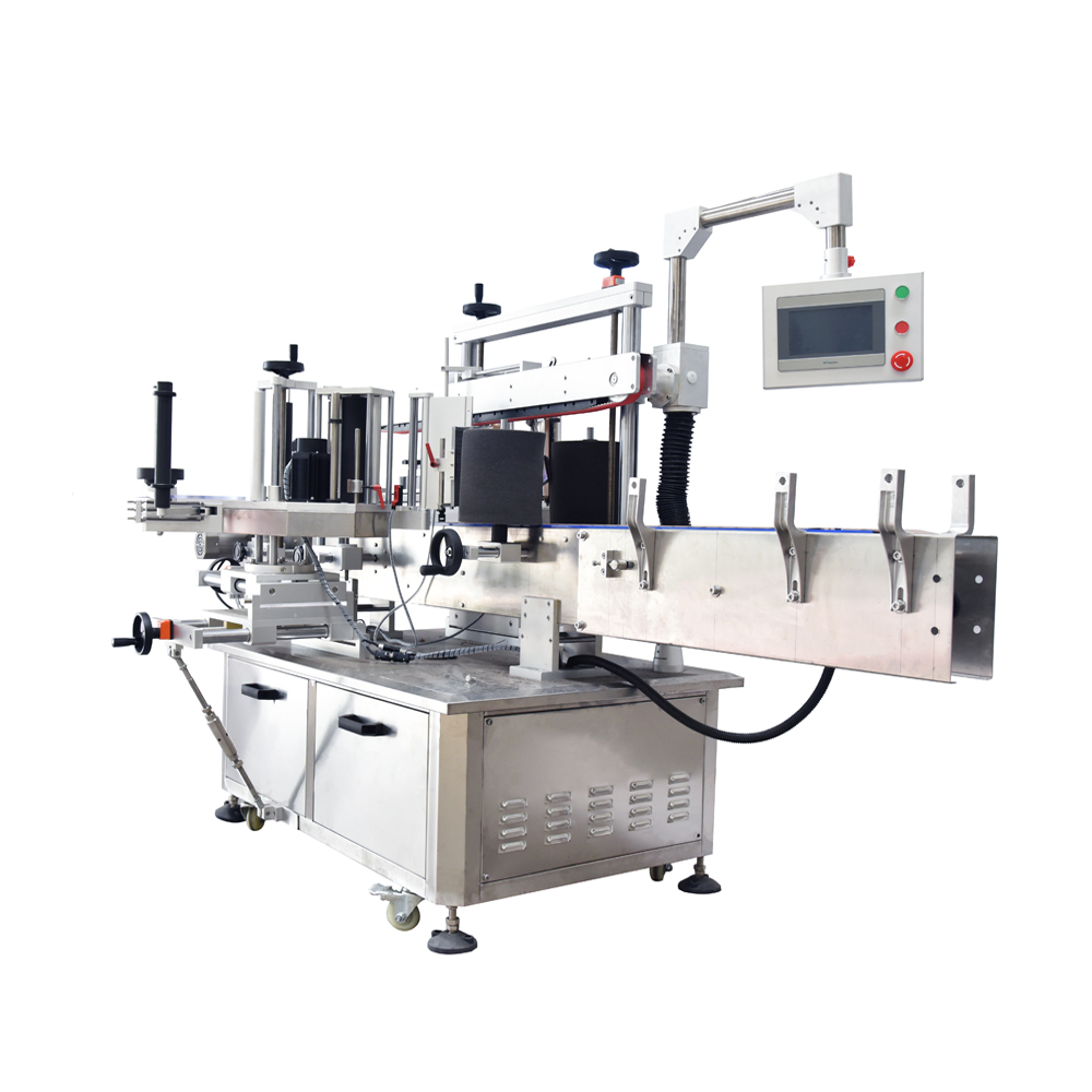 Flat / Square / Round Sticker Maker Machine , Plastic / Glass Bottle Sticker Printing Machine