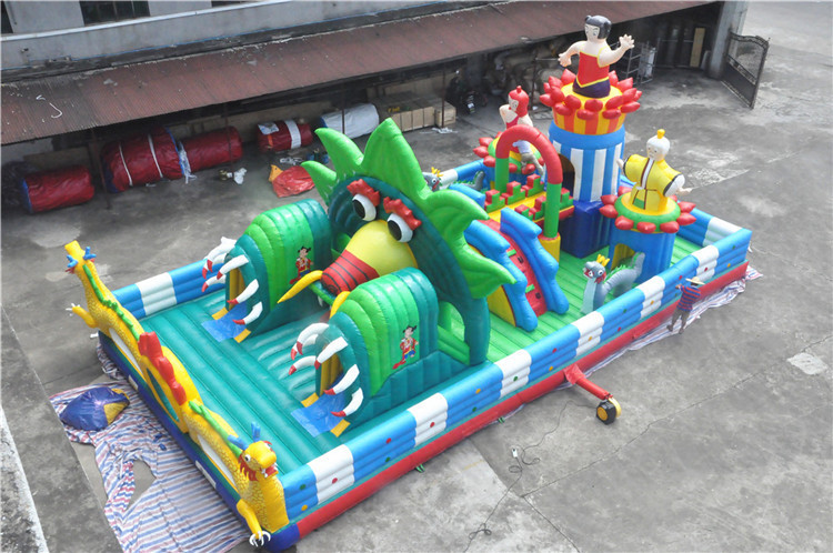 15x8M Inflatable Toddler Playground With Printing Logo / Backyard Obstacle Course