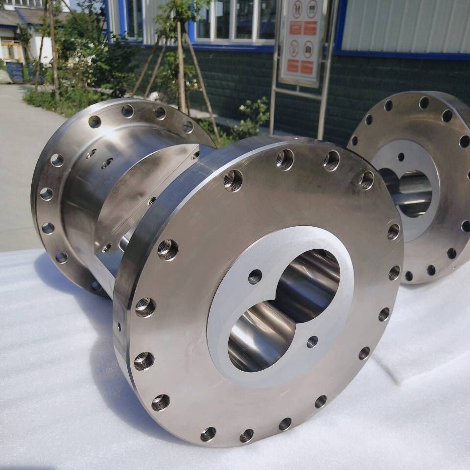 Buhler 155 Twin Screw Extruder Screws Barrels for Petrochemical Industry
