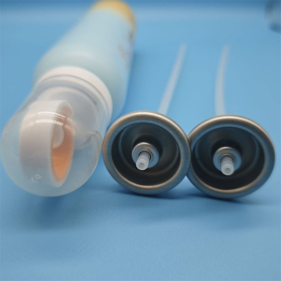 Fine Dispensing Sunscreen Spray Aerosol Valve For Outdoor Protection and Portable Usage
